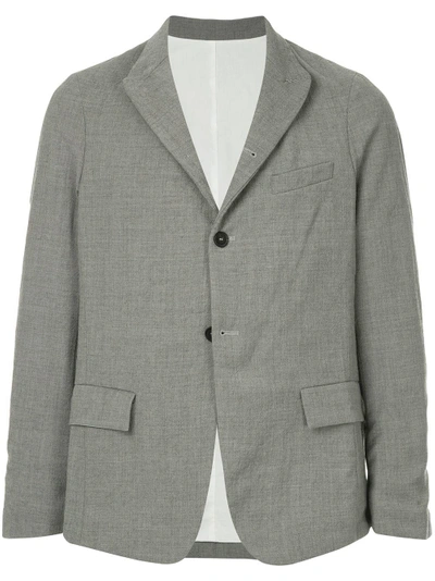 Shop Bergfabel Boxy Blazer Jacket - Grey