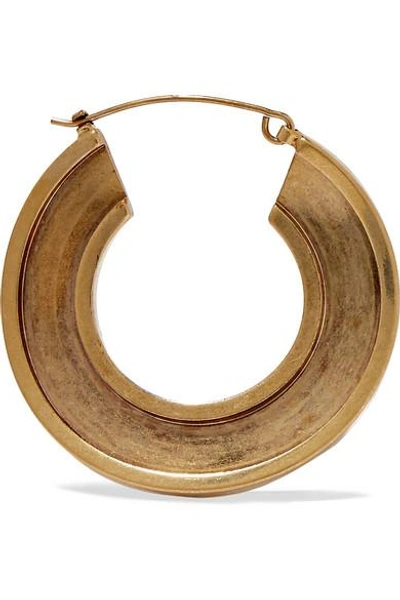 Shop Marni Monile Gold-tone Hoop Earrings