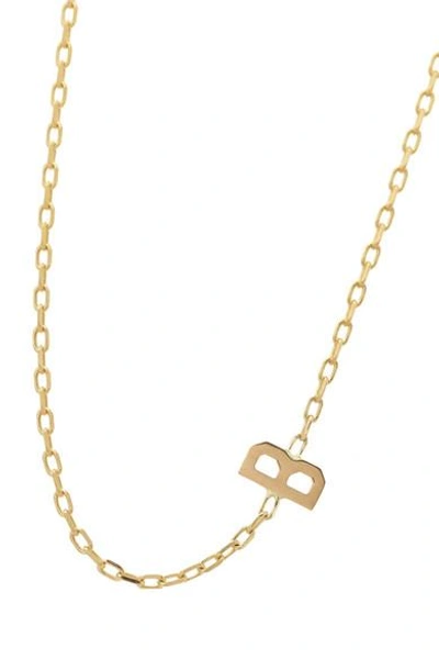 Shop Stone And Strand Alphabet 14-karat Gold Bracelet