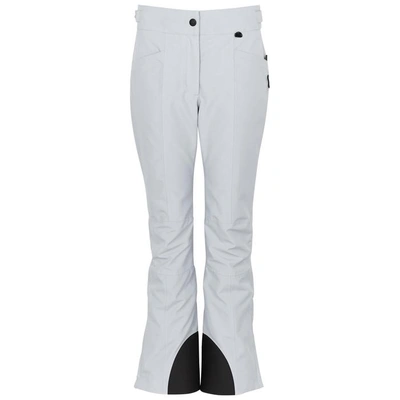 Shop Moncler Technical Light Blue Nylon Trousers