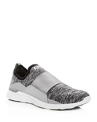 Shop Apl Athletic Propulsion Labs Women's Techloom Bliss Knit Slip-on Sneakers In White