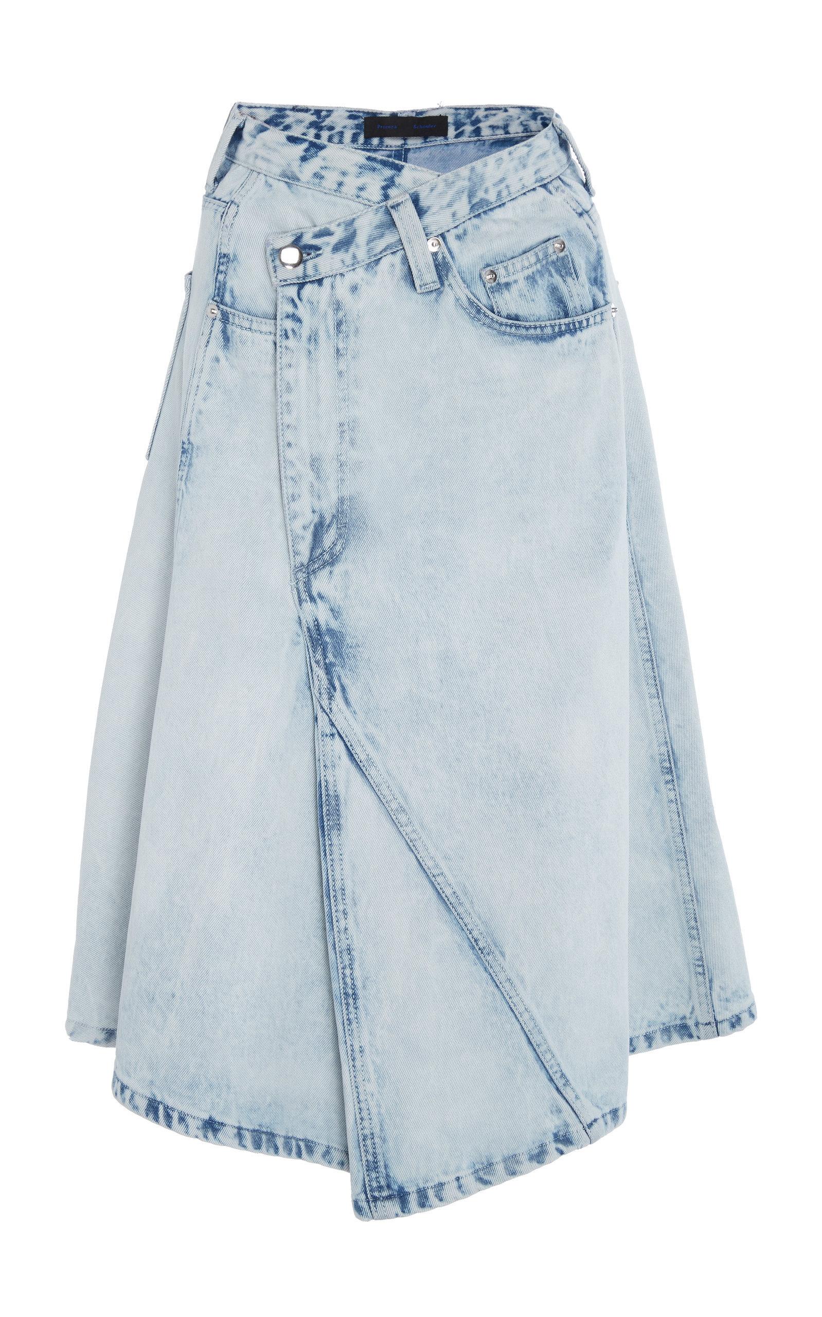 proenza schouler denim skirt