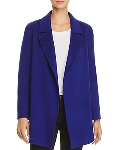 Shop Theory Clairene Wool & Cashmere Jacket In Cosmic Blue