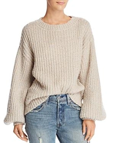 Shop Milly Sparkle Knit Sweater In White Rainbow