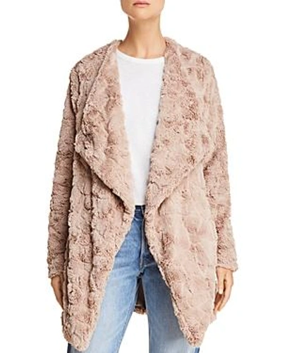 Shop Bb Dakota Tucker Faux Fur Jacket In Tan