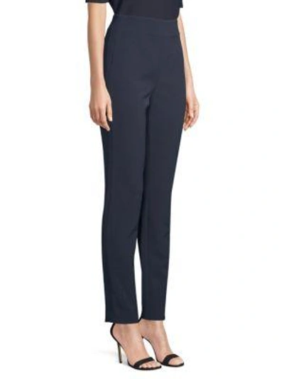 Shop St John Bella Ankle Pants In Navy