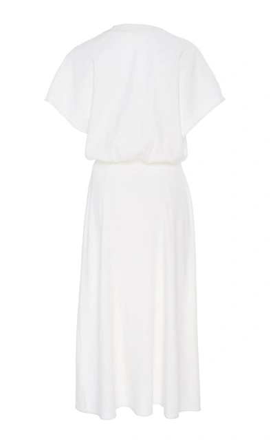 Shop Veronica Beard Giana Tie Dress In White