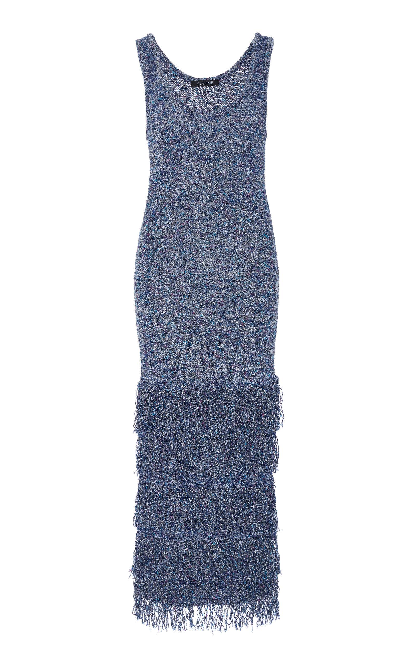 cushnie fringe dress