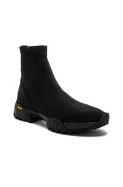 Shop Alyx 1017  9sm Knit Hiking Boot In Black