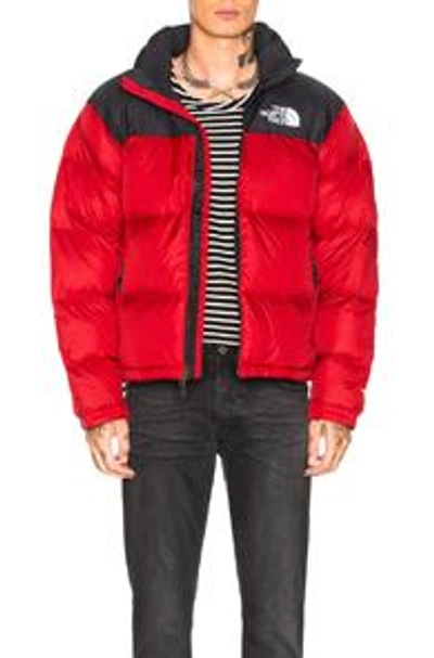Shop The North Face 1996 Retro Nuptse Jacket In Tnf Red