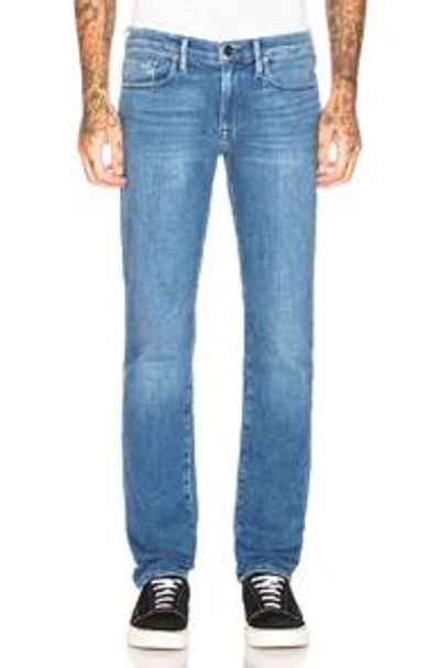 Shop Frame L'homme Slim Fit Jeans In Denim Medium In Bradbury