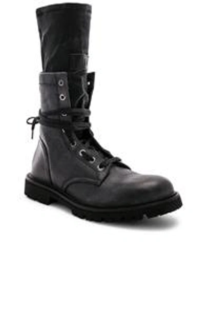 Shop Rta Hybrid Combat Boot In Black