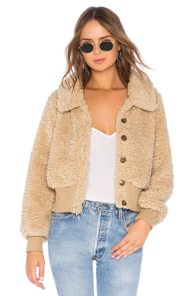 Shop Tularosa Bradlee Jacket In Beige