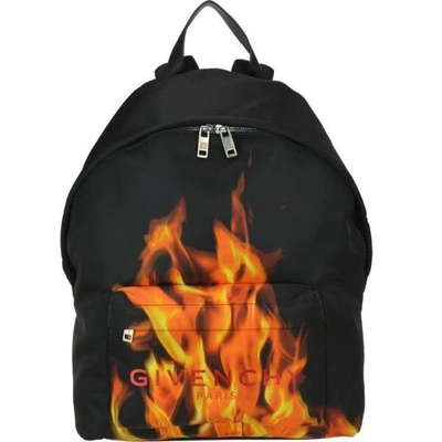 Shop Givenchy Flame Backpack In Black