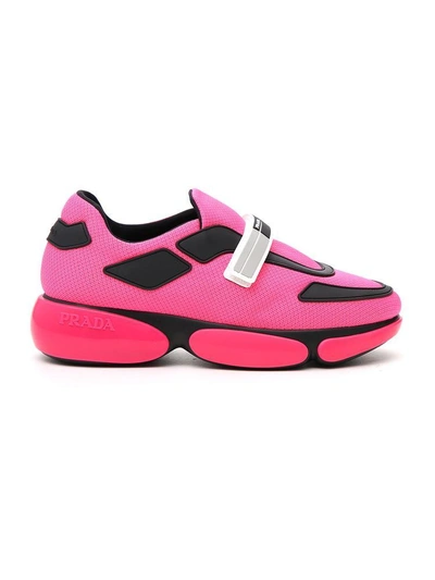 Shop Prada Cloudbust Sneakers In Pink