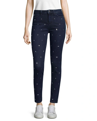 Shop Love Moschino Star Embellished Pant In Nocolor