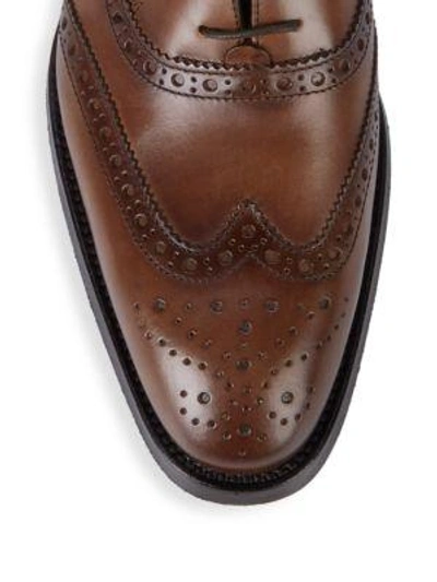 Shop To Boot New York Bello Leather Brogue Oxfords In Brown