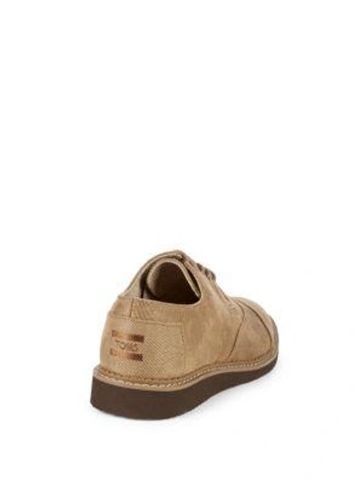 Shop Toms Aviator Wing-tip Derbys In Brown