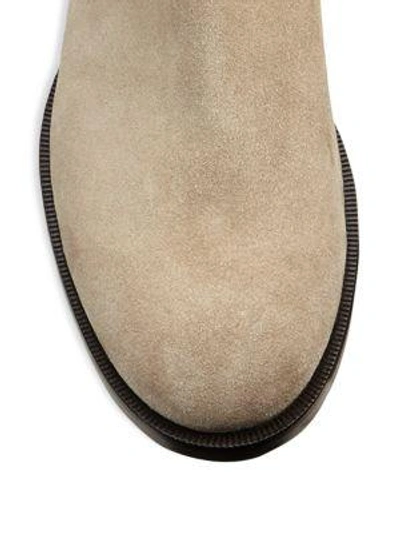 Shop Acne Studios Julian Suede Chelsea Boots In Beige