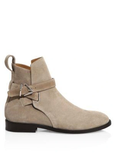 Shop Acne Studios Julian Suede Chelsea Boots In Beige