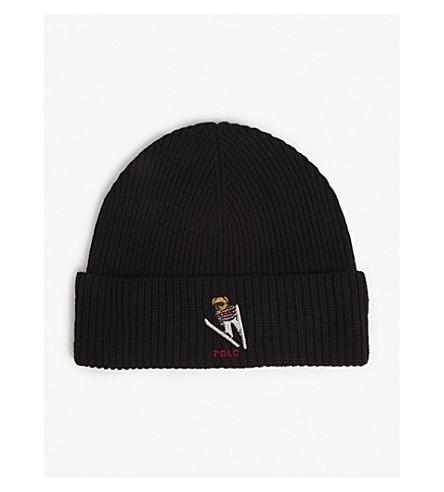 polo ski bear beanie