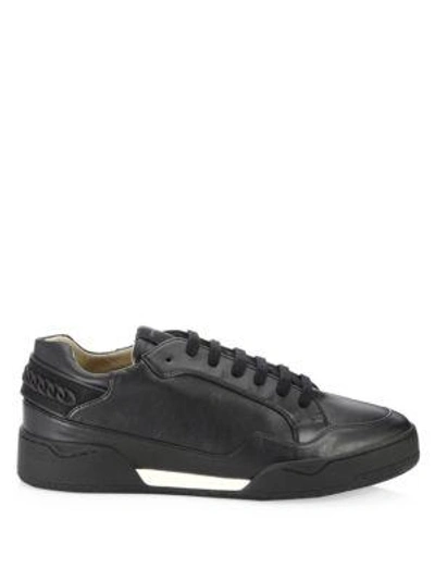 Shop Stella Mccartney Faux Leather Wedge Sneakers In Black