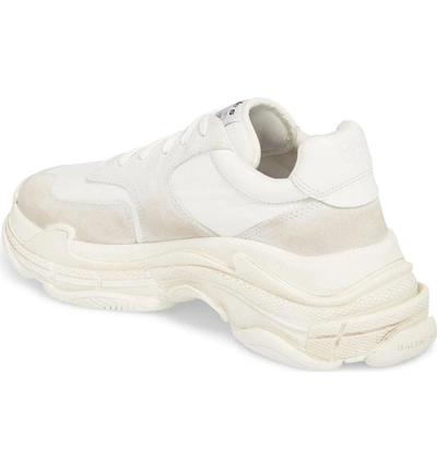 Shop Balenciaga Triple S Retro Sneaker In Blanc White 2