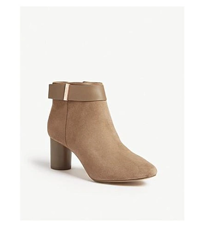 Ted Baker Mharia Suede Ankle Boots In Light Brown | ModeSens