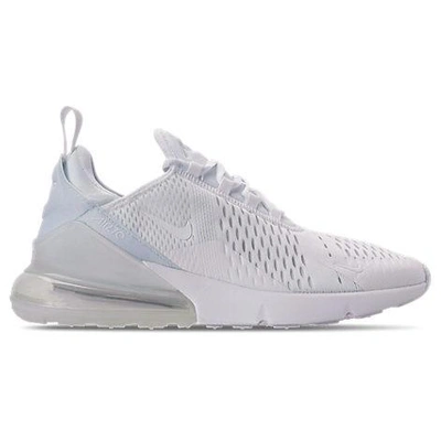 Shop Nike Men's Air Max 270 Casual Shoes In White Size 13.0