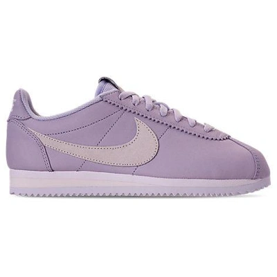 Nike Women's Classic Cortez 90 Premium Casual Shoes, Purple | ModeSens