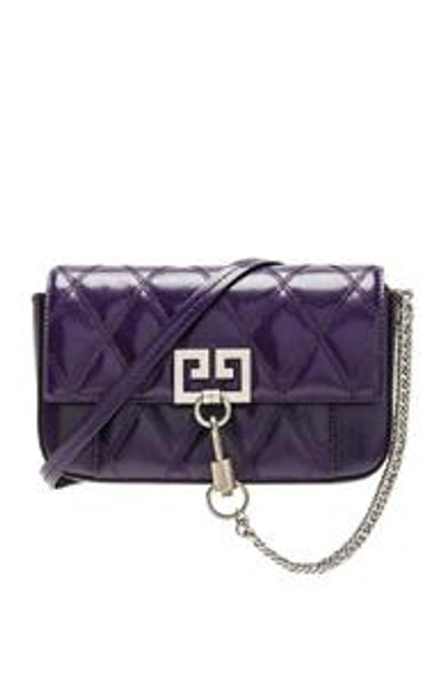 Shop Givenchy Pocket Chain Wallet In Purple.