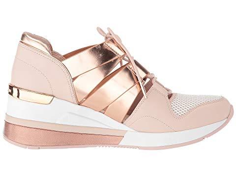 rose gold michael kors trainers