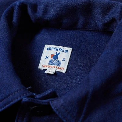 Shop Arpenteur Auto Work Jacket In Blue