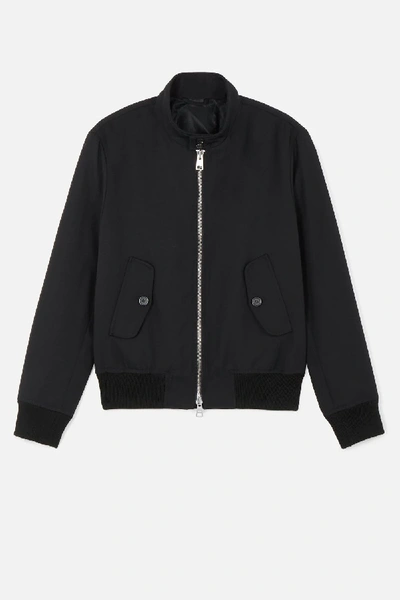 Shop Ami Alexandre Mattiussi Patch Pockets Zipped Jacket In Black