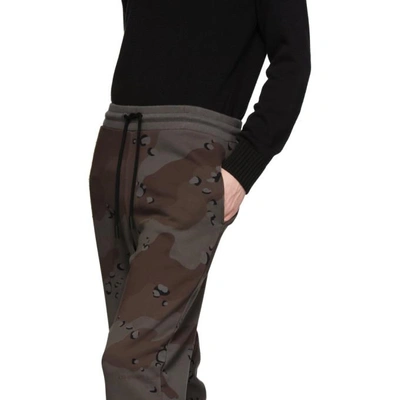 Shop Off-white Multicolor Camo Reconstructed Lounge Pants In 9901 Camo