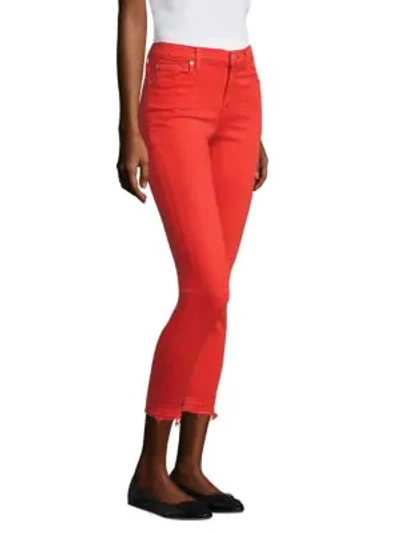 Shop 7 For All Mankind The Ankle Skinny Jeans In Primrose