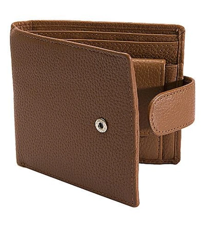 Shop Dents Rfid Protection Leather Wallet In Cognac