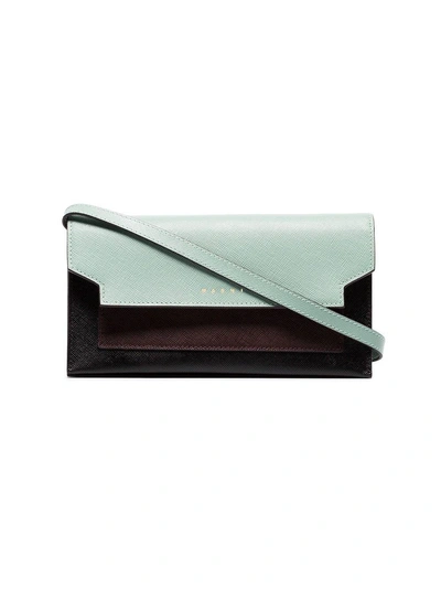 Shop Marni Leather Belt Bag - Green