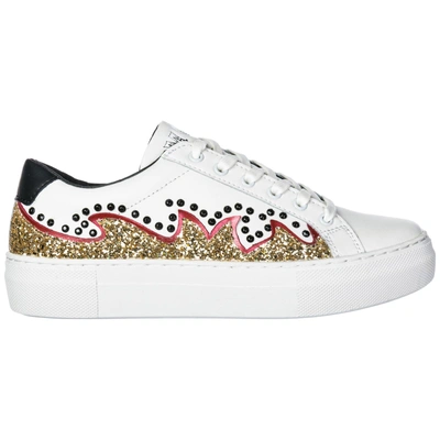 Shop Moa Master Of Arts Women's Shoes Leather Trainers Sneakers Victoria Circus In White