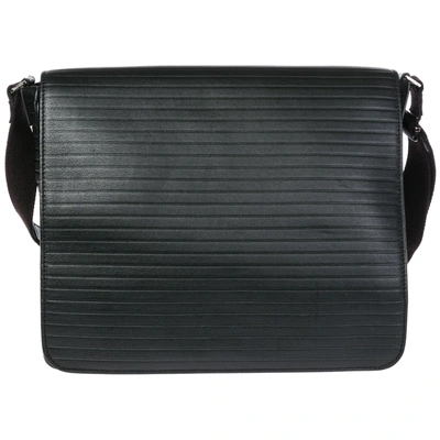 Shop Dior Men's Leather Cross-body Messenger Shoulder Bag In Black