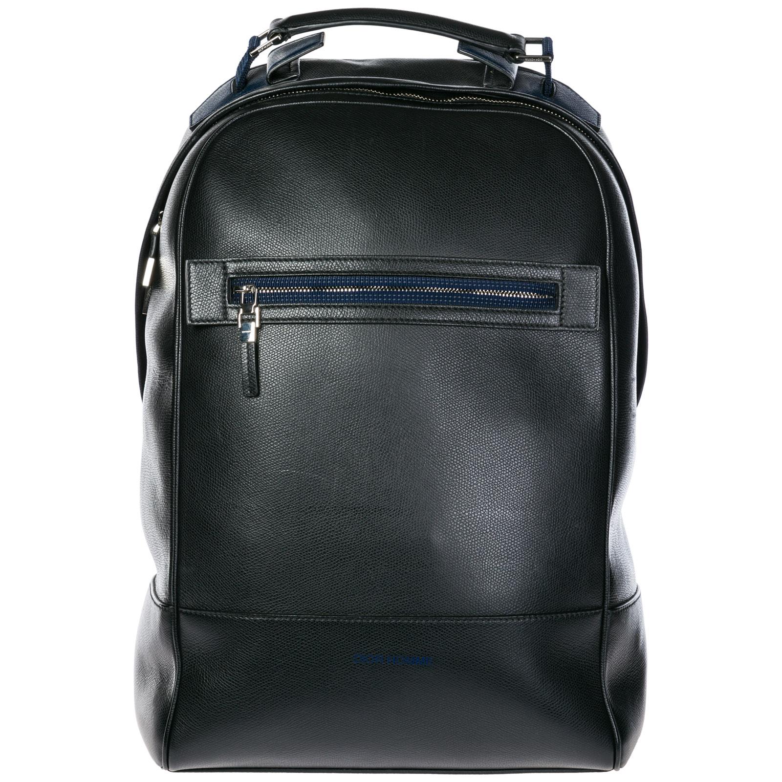 Dior Men's Leather Rucksack Backpack Travel In Black | ModeSens