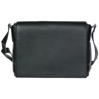 Shop Dior Men's Leather Cross-body Messenger Shoulder Bag In Black