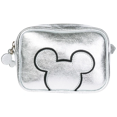 Shop Moa Master Of Arts Women's Leather Belt Bum Bag Hip Pouch  Disney Mickey Mouse In Silver