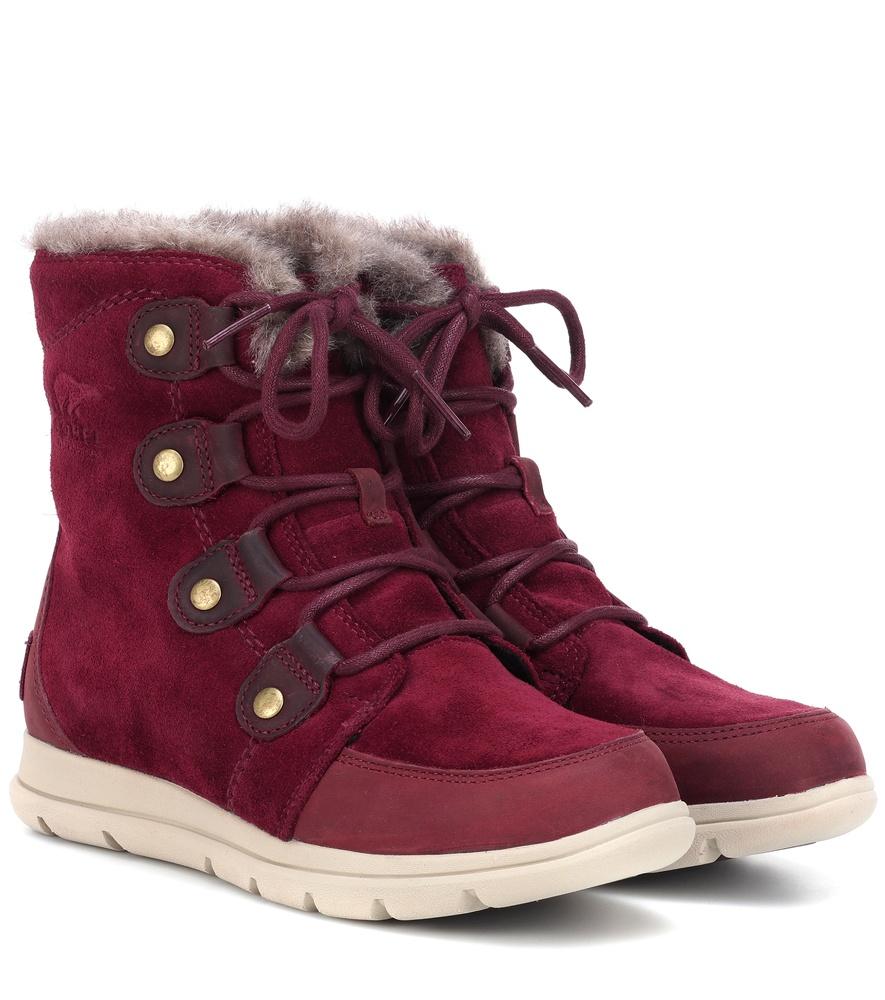women's explorer joan waterproof suede boots