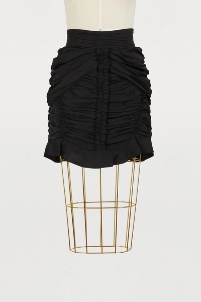 Shop Isabel Marant Upi Short Skirt In Black