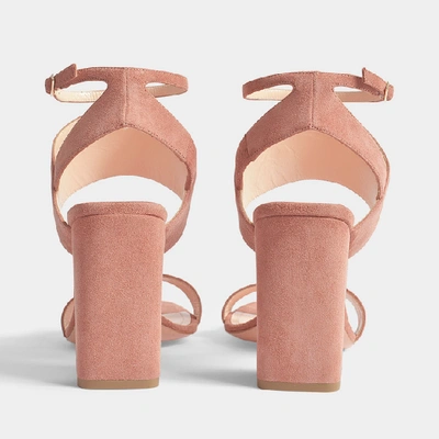 Shop Nicholas Kirkwood 90mm Eva Sandals In Rosewood Suede