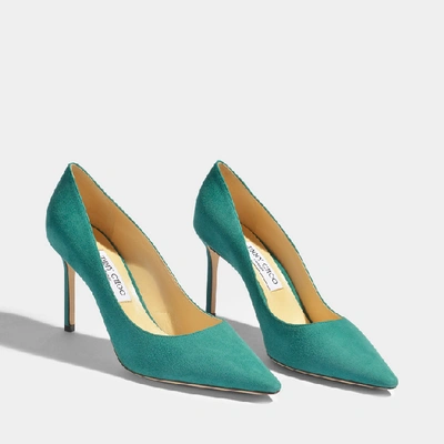 Shop Jimmy Choo Romy 85 Suede Pumps