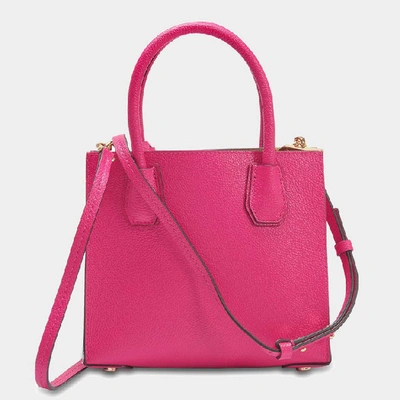 Shop Michael Michael Kors | Mercer Love Heart Studs Medium Messenger Bag In Pink