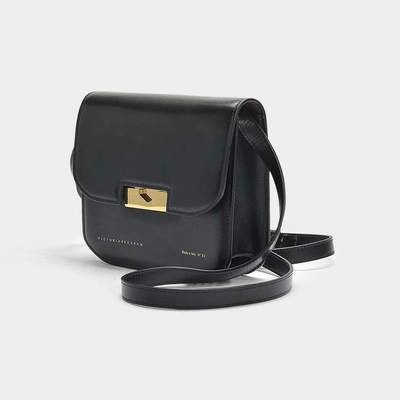 Shop Victoria Beckham | Eva Crossbody In Black Calfskin