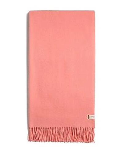 Shop Rag & Bone Fringed Wool Scarf In Pink